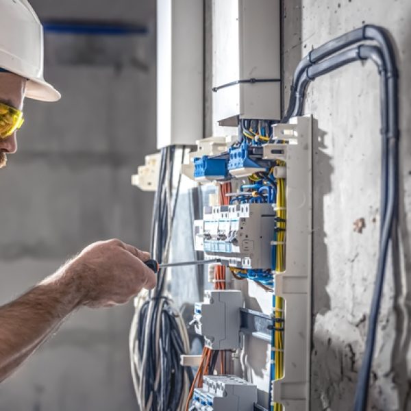 A,Male,Electrician,Works,In,A,Switchboard,With,An,Electrical